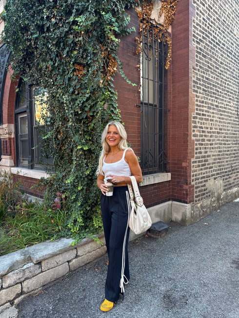Daily Girl Track Pant // Navy